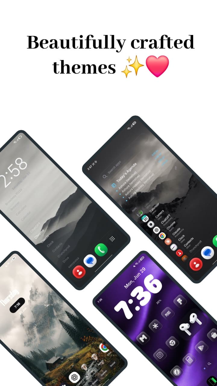 Kore Launcher on Android, screenshot 4 of 6 from the Google Play listing